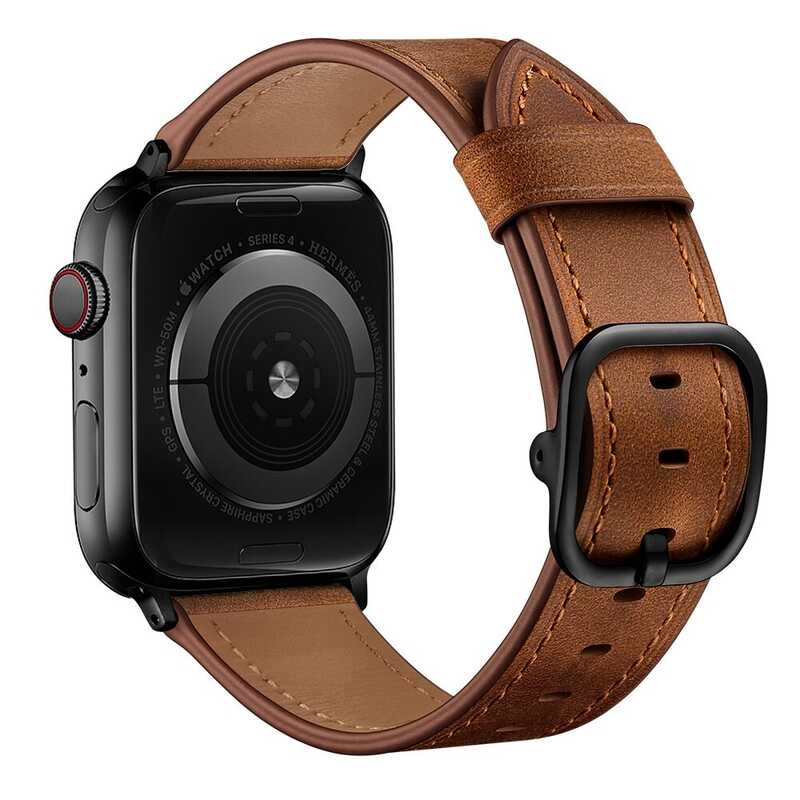 สายหนังแท้สำหรับ Watch,สายนาฬิกาสำหรับ Apple Watch Series 7 6 SE 5 4