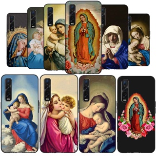 เคสโทรศัพท์ซิลิโคน TPU แบบนิ่ม ลาย FM47 Virgin Mary Christian Christmas สําหรับ Oppo Reno10 Pro 10 Pro+ A78 A58 4G