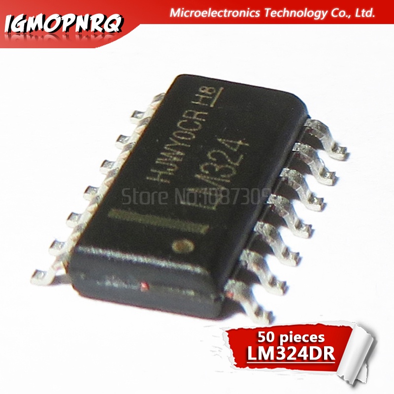 50 ชิ้น SOP14 SMD LM324D LM324 LM324DT LM324DR ใหม่