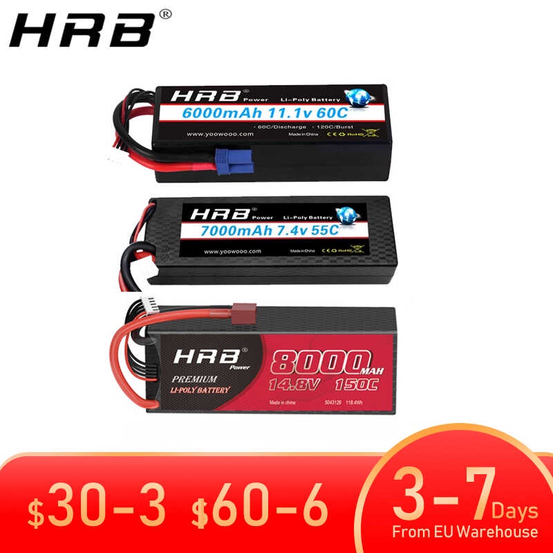 บ้าน ผลิตภัณฑ์ > Battery (D8d6047fe50d166b3f755429c6d0cfbc รวมผลิตภัณฑ์สำหรับ HRB 1Pcs RC Lipo Batte