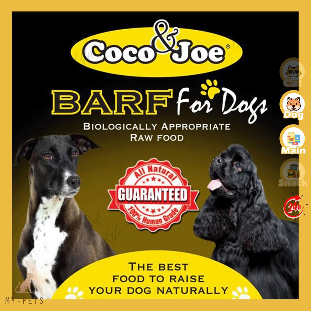 [จัดส่งทันที] Coco & Joe Barf Raw Food For Dogs ( 300g และ 1kg)