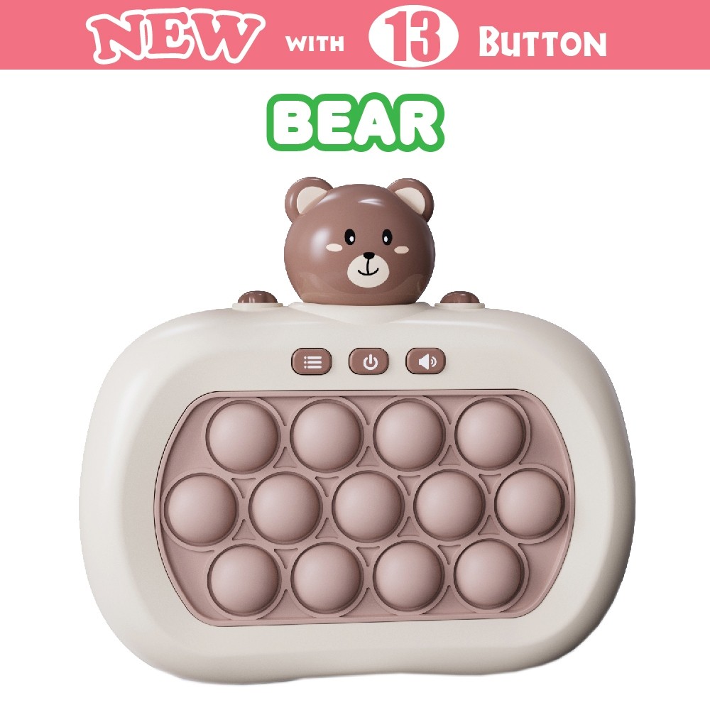 hot🔥การประกันคุณภาพ🔥 import [NEW 13 POP BUTTON] Pop It Toy Speed Push Fidget Widget Game Level Up