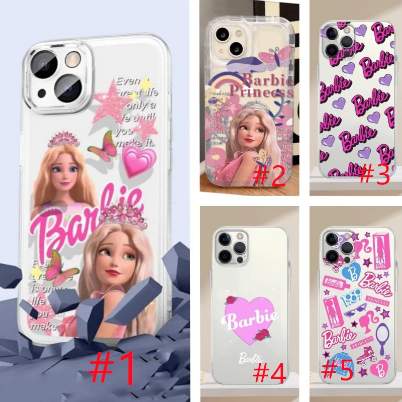 Iphone 16 Pro 4 4S 5C 5S 6 6S 7 8 Plus SE1 SE2 XS Max 230411 ใสใส ปลอกใส่โทรศัพท์ ตุ๊กตาบาร์บี้