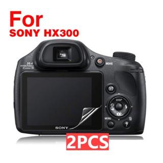 2 ชิ้น ฟิล์มกระจกนิรภัยกันรอยหน้าจอกล้อง สําหรับ For Sony HX300 Hx400