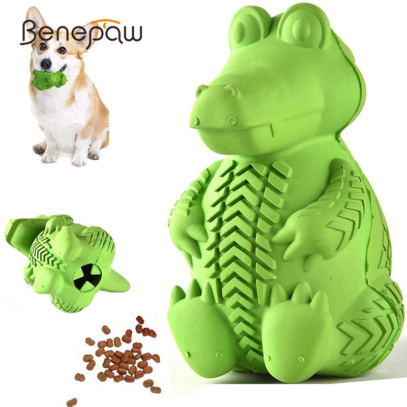 Benepaw ของเล่นยางธรรมชาติ เป็นมิตรกับสิ่งแวดล้อม ป้องกันการกัด สําหรับสัตว์เลี้ยง สุนัขขนาดกลาง ขนาดใหญ่