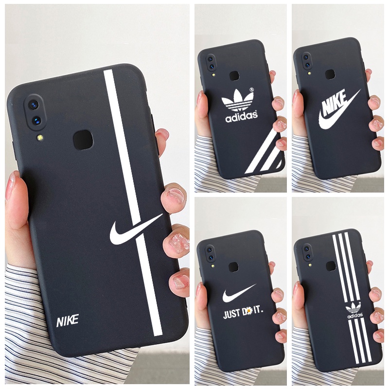 Vivo 2015 1915 1919 1920 1935 1938 เคสโทรศัพท์สีดํา Brief Graffiti Style Sports ชื่อร่วมแบรนด์แฟชั่นซิลิคอนเคสนิ่ม