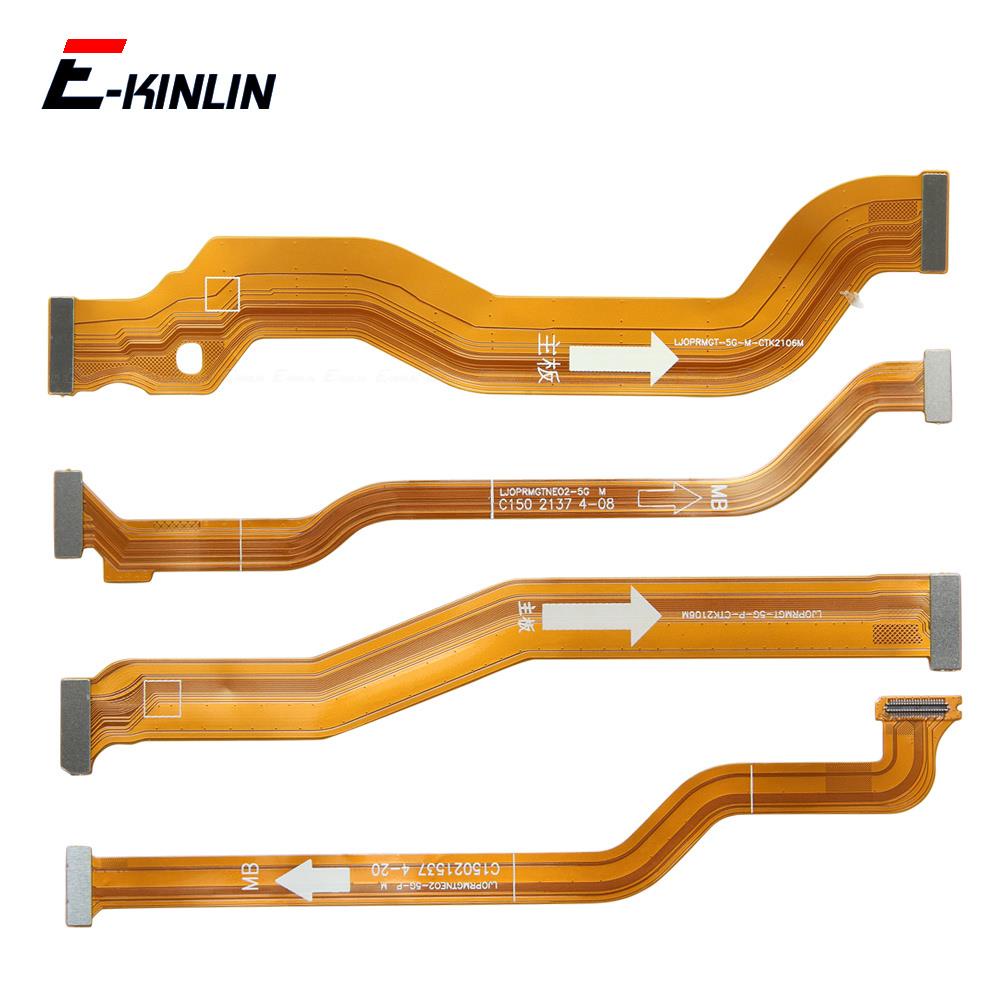 บอร์ดหลักเมนบอร์ดขั้วต่อ LCD Flex สําหรับ OPPO Realme Q2 Q2i Q3 Q3i Q5i Q5 Pro Carnival 5G