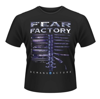 เสื้อยืด พิมพ์ลาย Fear Factory Demanufacture Heavy Metal สําหรับผู้ชาย และผู้หญิง