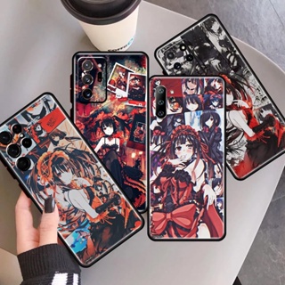 เคสซิลิโคนนิ่ม ลาย Kurumi Tokisaki ป้องกันกล้อง สําหรับ Samsung Galaxy S21 S30 S22 S22 S23 PLUS ULTRA 5G