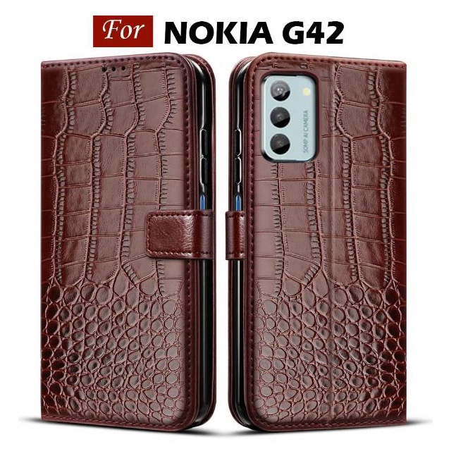 สําหรับ NOKIA G42 5G กระเป๋าสตางค์ Etui หนังสือ PU หนังฝาครอบโทรศัพท์สําหรับ NOKIA G42 5G เคสโทรศัพท