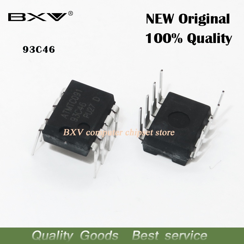 10PCS AT93C46 93C46 DIP-8 64x16 IC ใหม่