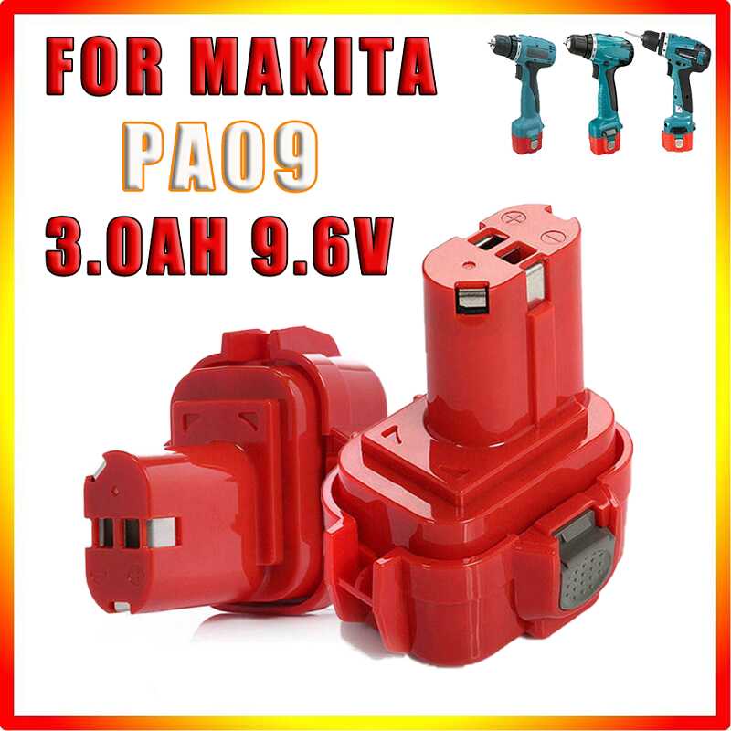 3500Mah 9.6V Nimh แบบชาร์จไฟได้ 195-8 แบตเตอรี่ Makita Pa09 9120 9122 6207D 195-8196-6 แหล่งจ่ายไฟ