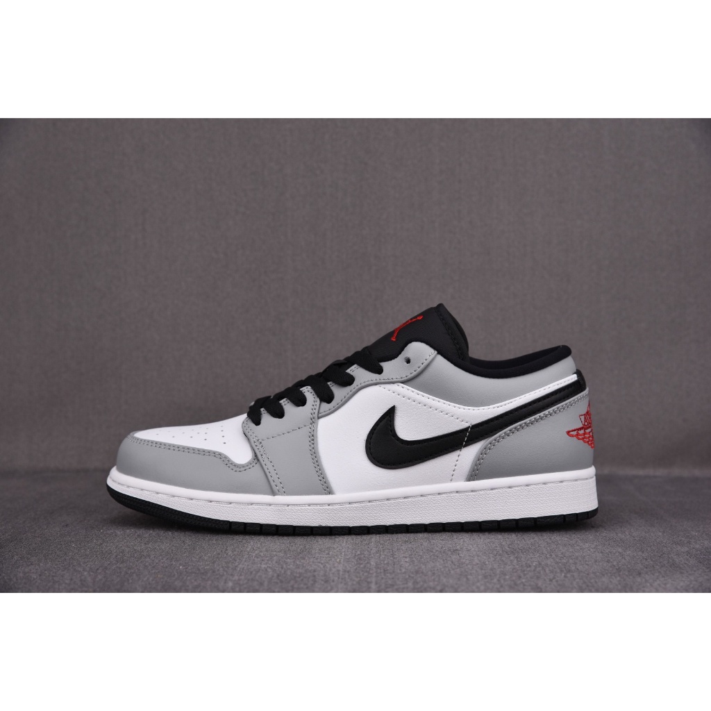 Nike Air Jordan 1 Low Light Smoke Grey 553558-030 Sneakers Shoes