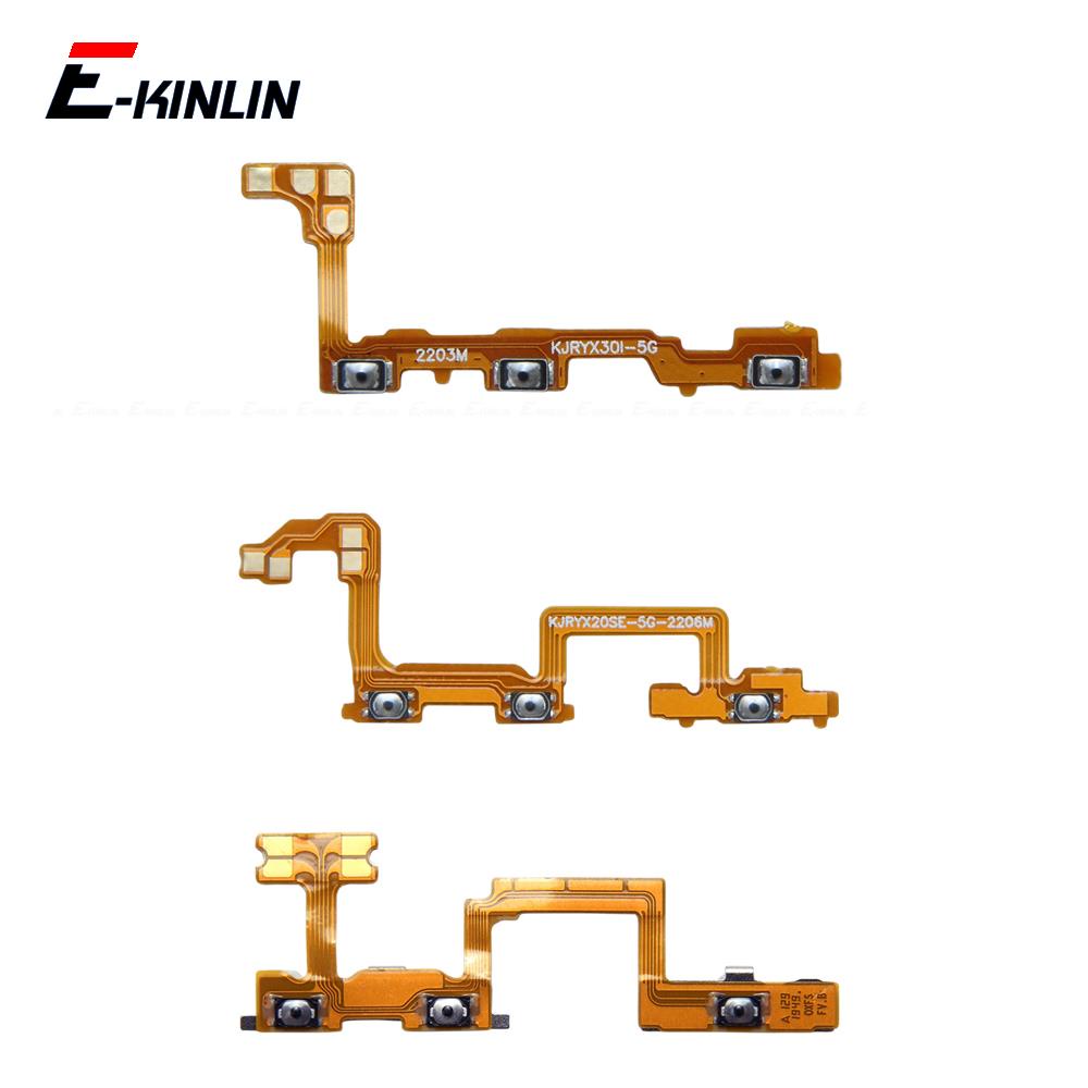 ปุ่มปรับระดับเสียงสวิตช์ไฟเปิดปิดริบบิ้น Flex สําหรับ HuaWei Honor Play 4 4T 5T 6T Play4T Play5T Pla