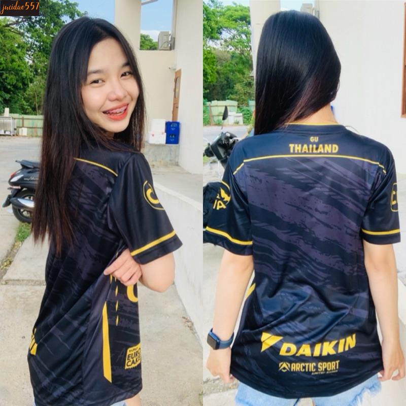 เสื้อกีฬาพิมพ์ลายคอวี รุ่นAV02 Sizeใหญ่ 3XL 4XL 5XL