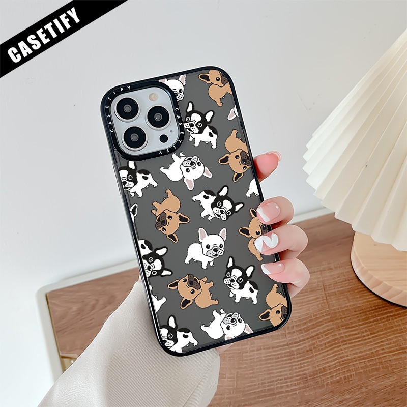 เคสโทรศัพท์มือถือ ซิลิโคนนิ่ม ใส กันกระแทก ลายการ์ตูนถังฝรั่งเศสน่ารัก สําหรับ IPhone 11 14 15 Pro Max 12 13 Mini X XR XS Max SE 2020 6 7 8 Plus