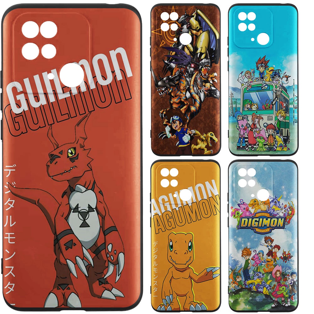 เคสโทรศัพท์ซิลิโคน TPU แบบนิ่ม ลาย Digimon สําหรับ iPhone Apple 11 7 8 Plus XR X XS 13 12 Pro Max SE 14