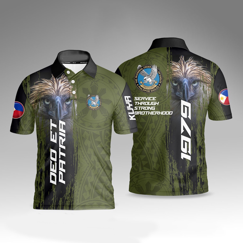 เสื้อโปโล Eagles Deo Et Patria Full Sublimation KUYA และ ATE
