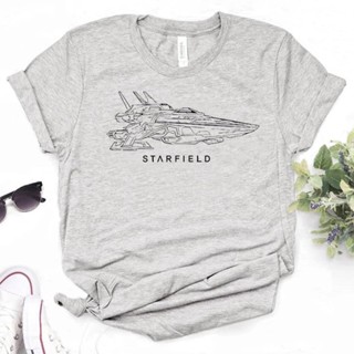 เสื้อยืด พิมพ์ลาย Starfield มังงะ สําหรับผู้หญิง