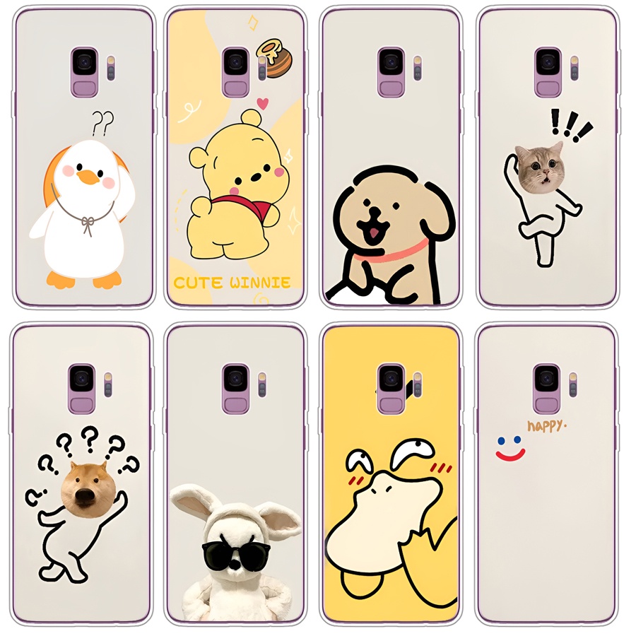 สําหรับ galaxy s9 / s9 plus / s10e / s10 / s10 plus เคส TPU นิ่ม ซิลิโคน ป้องกัน เคส