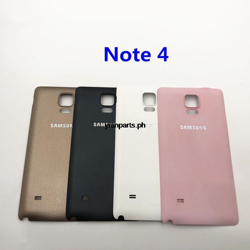 SAMSUNG Guo-เคสด้านหลังสําหรับSamsung Galaxy Note 4 N910 N910F N9100 N910K N910Vแบตเตอรี่ฝาหลังประตู