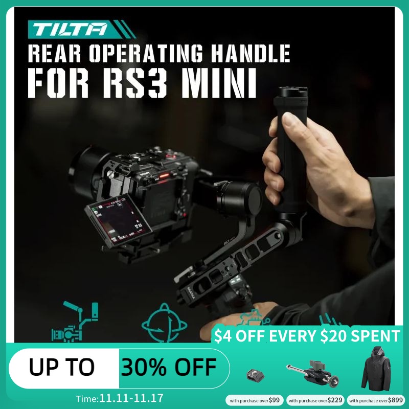 TILTA TGA-RS3M-ROH ที่จับปฏิบัติการด้านหลังสําหรับ DJI RS3 Mini