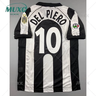 เสื้อบอล ย้อนยุค ยูเวนตุส 1997 เหย้า Retro Juventus Home พร้อมเบอร์ชื่อ ZIDANE DEL PIERO อาร์มกัลโช่ เรโทร 1997-98