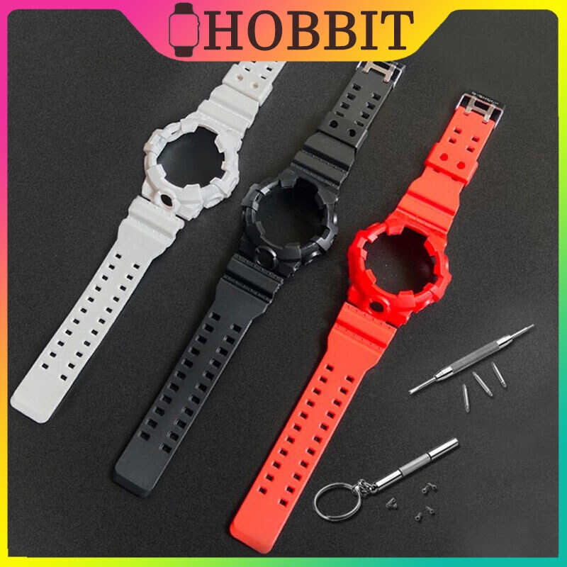 เคสสายนาฬิกาสำหรับ G-Shock Ga700 Ga-700 Ga710 Ga735สายนาฬิกาข้อมือ