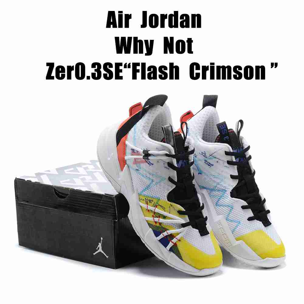 Nike Air  Jordan  Why  Not Zer0.3SEFlash  Crimson  Men Basketball Shoes Breathable Sneakers Classic