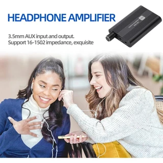 (พร้อมส่ง) เครื่องขยายเสียงหูฟัง HiFi 16-300 โอห์ม แจ็ค 3.5 มม. Aux แบบพกพา ปรับได้ สําหรับโทรศัพท์มือถือ เครื่องเล่นเพลง