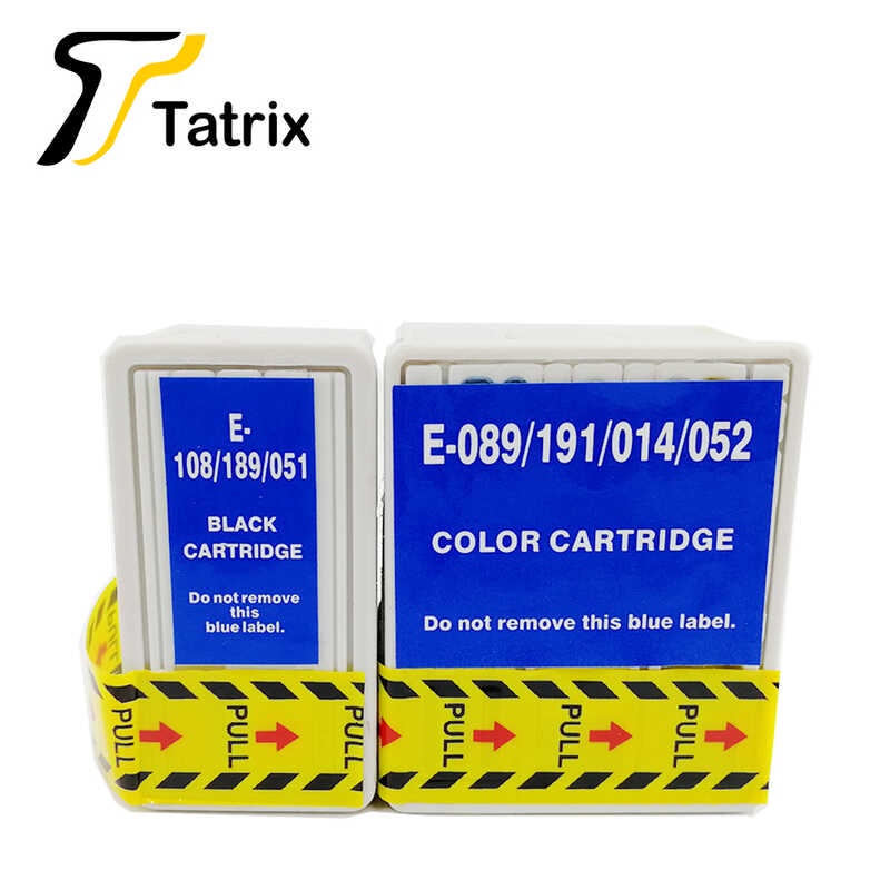 ตลับหมึกที่รองรับ Tatrix สำหรับ Epson T051 T052 Epson Stylus Color 740 740i 760 800 850 850N 85