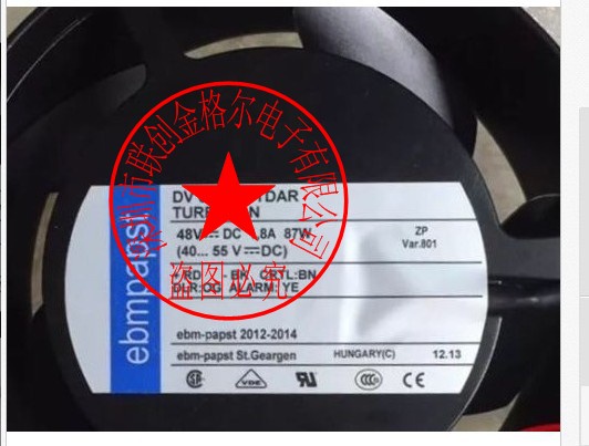 YY พัดลมนําเข้าจากเยอรมัน Line 4 DV6248/17LU 48V 210MA 10W