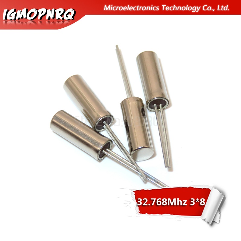 ออสซิลเลเตอร์คริสตัลควอตซ์ 32.768k 3*8 32.768 32.768Mhz 3x8 igMopnrq HC 49S HC-49S 10 ชิ้น