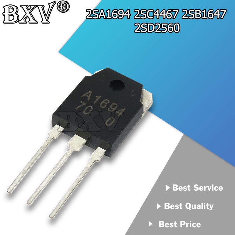 5 ชิ้น/ล็อต 2SA1694 2SC4467 2SB1647 2SD2560 TO-3P A1694 C4467 B1647 D2560 ทรานซิสเตอร์