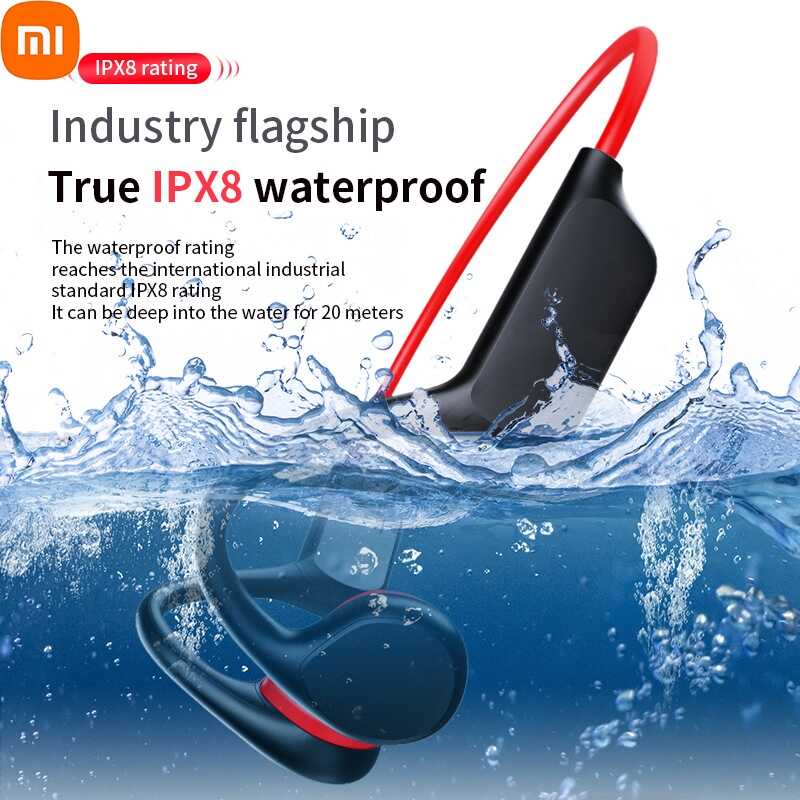 XIAOMI Bone Conduction Bluetooth Earphone X7 Wireless Ipx8 Professional Swimming Headphones Mp3 Ip6