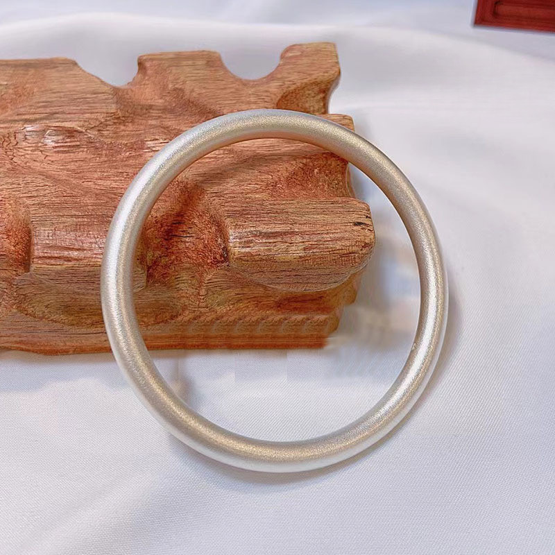 Jf สร้อยข้อมือเงินโบราณหนาประเภท 999 เงินแท้กําไลข้อมือ Seiko เครื่องประดับสําหรับผู้หญิงสาว