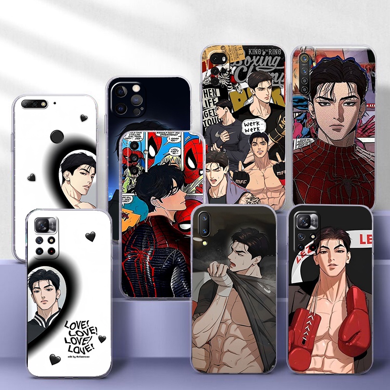 เคสโทรศัพท์มือถือ แบบใส ลาย jaekyung jinx manhwa สําหรับ iPhone 5 5S SE 6 6S 7 8 XS Plus