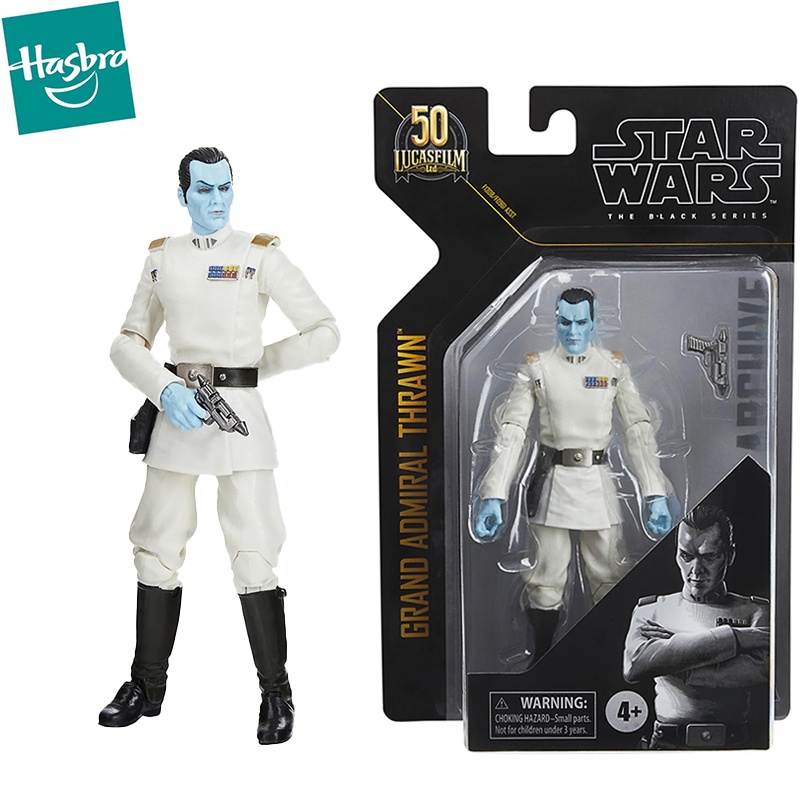 Hasbro Star Wars The Black Series Archive Grand Admiral Thrawn Action Figure Collectible Movie Model Gift Toys
