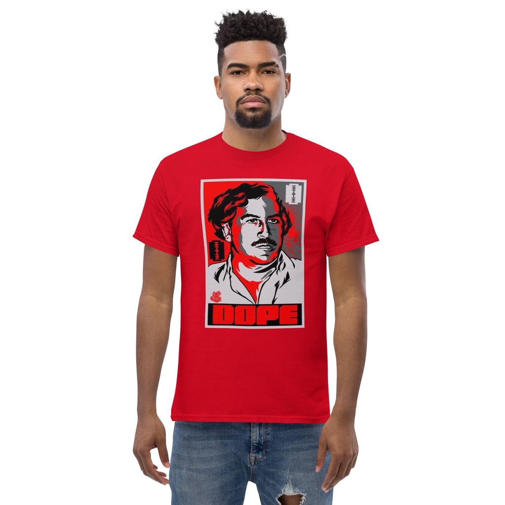 เสื้อยืด พิมพ์ลาย Pablo Escobar และ Dope