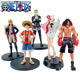 ของเล่นฟิกเกอร์ One Piece Portgas Ace Luffy Zoro Uta ขนาด 26 ซม. ของขวัญวันเกิด สําหรับตกแต่งบ้าน คริสต์มาส