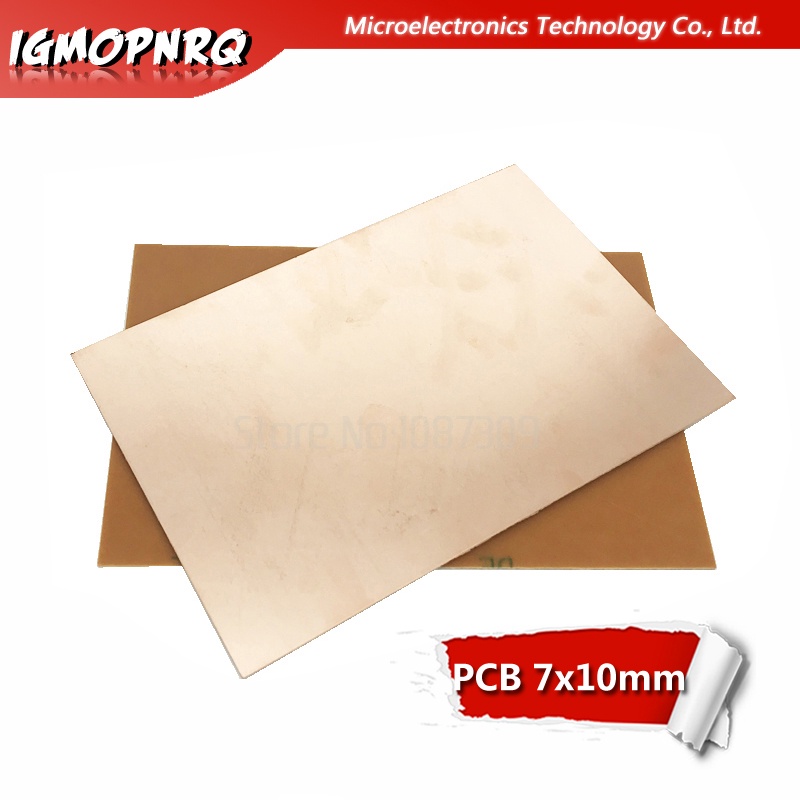 แผ่นบอร์ดวงจร PCB ทองแดง ด้านเดียว ขนาด 10x15 ซม. 10x15 ซม. 100x150x1.5 มม. DIY 1 ชิ้น