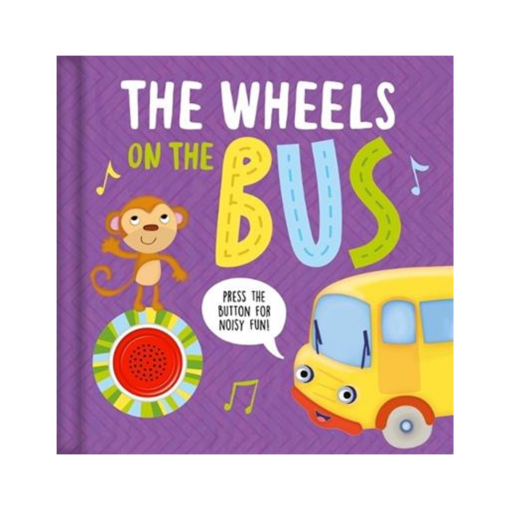 The Wheels On The Bus Sound Book สําหรับเด็กและเด็กวัยหัดเดินเพื่อร้องเพลง Nursery Rhymes