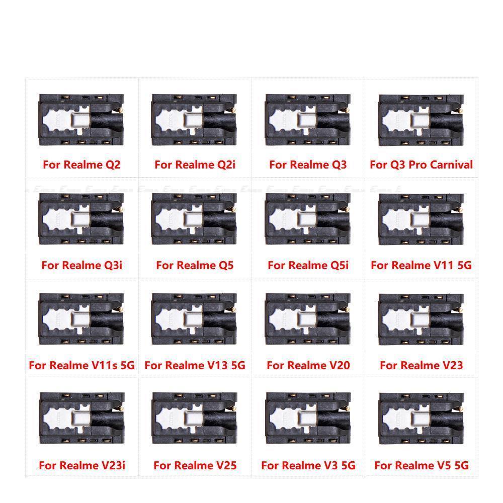 หูฟังแจ็คเสียง Flex พอร์ตเชื่อมต่อสําหรับ OPPO Realme Q2 Q2i Q3 Pro Carnival Q3i Q5 Q5i V3 V5 V11 V1