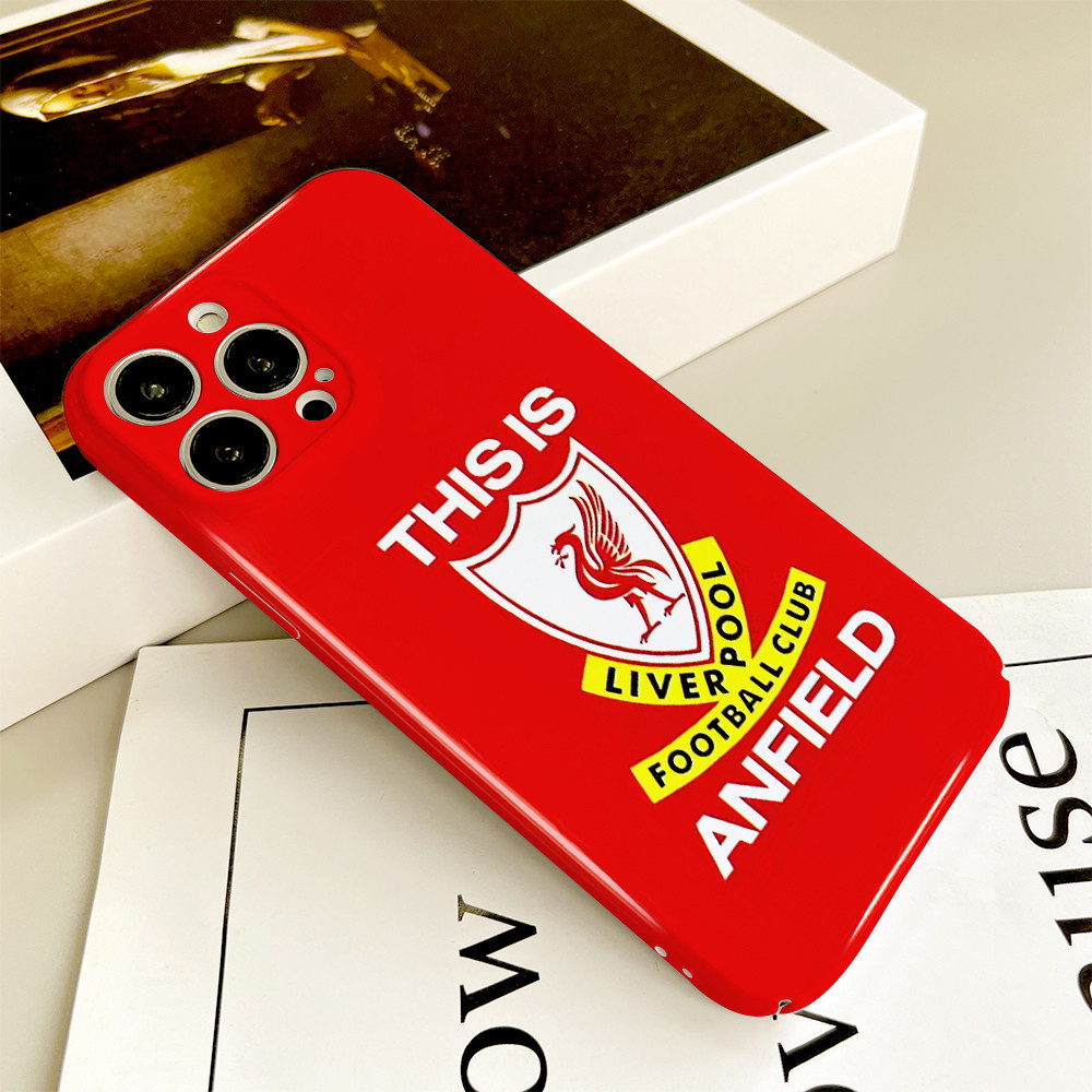 เคสโทรศัพท์มือถือ ลายโลโก้ฟุตบอล Liverpool สําหรับ Apple iphone 13 12 11 14 15 Pro MAX 6 7 8 14 Plus iphone X XS XR XS MAX FLP