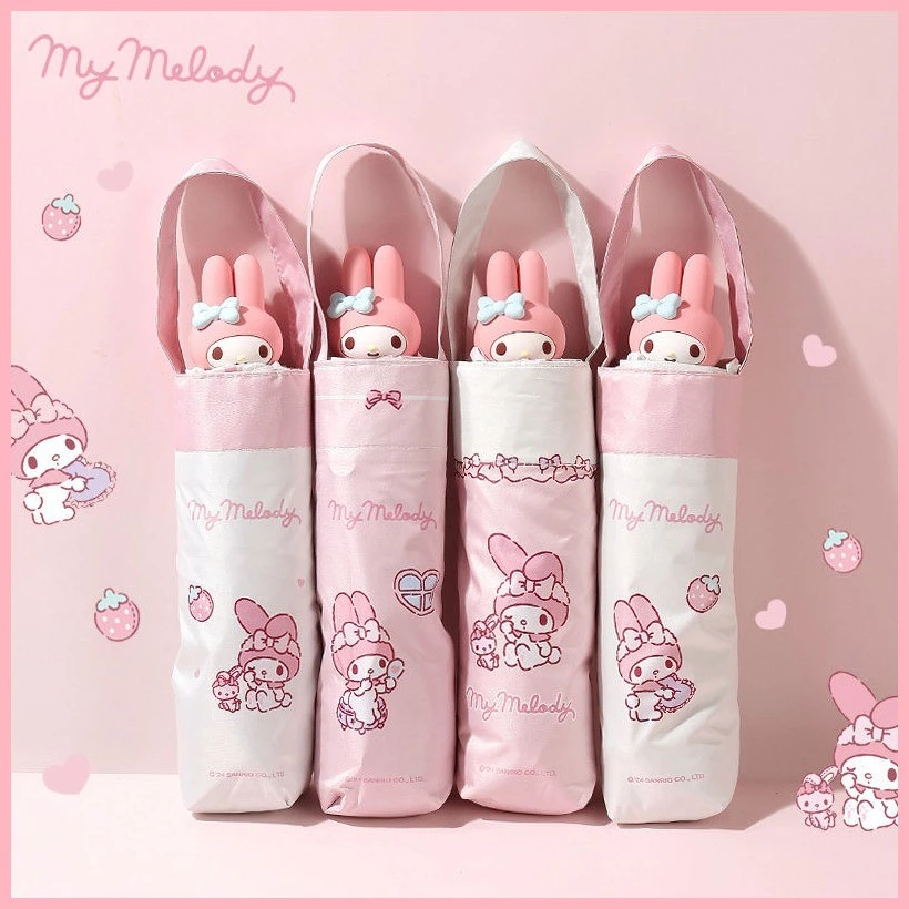 SANRIO ร่มพับ UV กันแดด ลายฮัลโลคิตตี้
