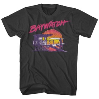 Baywatch เสื้อเชิ้ต สีนีออน