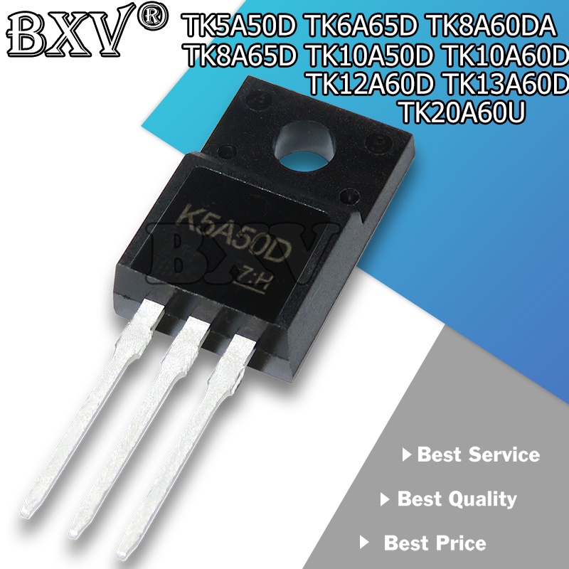10PCS TK5A50D TK6A65D TK8A60DA TK8A65D TK10A50D TK10A60D TK12A60D TK13A60D TK20A60U K80D ทรานซิสเตอร
