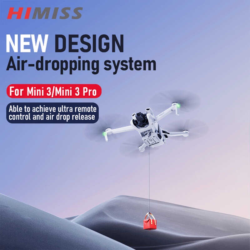 Thrower เข้ากันได้กับ Dji / Mini 3 Pro Dropper ทางอากาศ Parabolic Drone Airdro