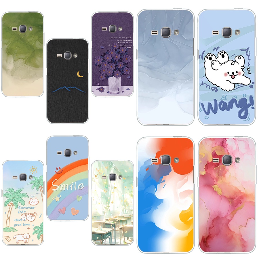 T4 สําหรับ Samsung Galaxy j1 2016/Ace/Mini เคส TPU นิ่ม ซิลิโคน ป้องกัน เคสโทรศัพท์