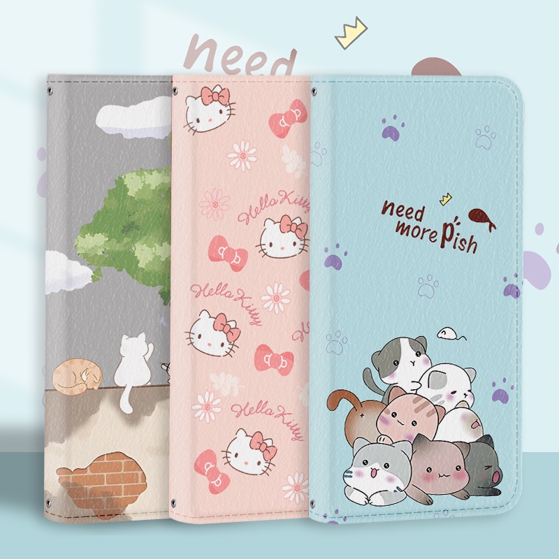 Samsung เคสโทรศัพท์แมวน่ารักเหมาะสําหรับ A02S A05 A12 M12 A13 A20 A14 A30 A20E แม่เหล็กกันกระแทกกรณี